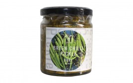 Bengamese Green Chilli Pickle   Glass Jar  200 grams